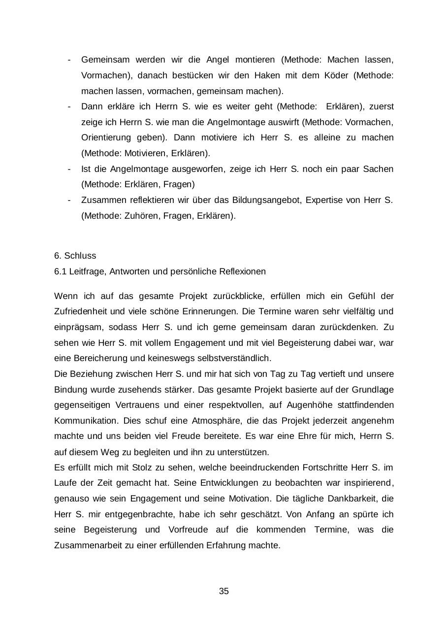Facharbeit „Barrierefreies Angeln“, Seite 38 von 48