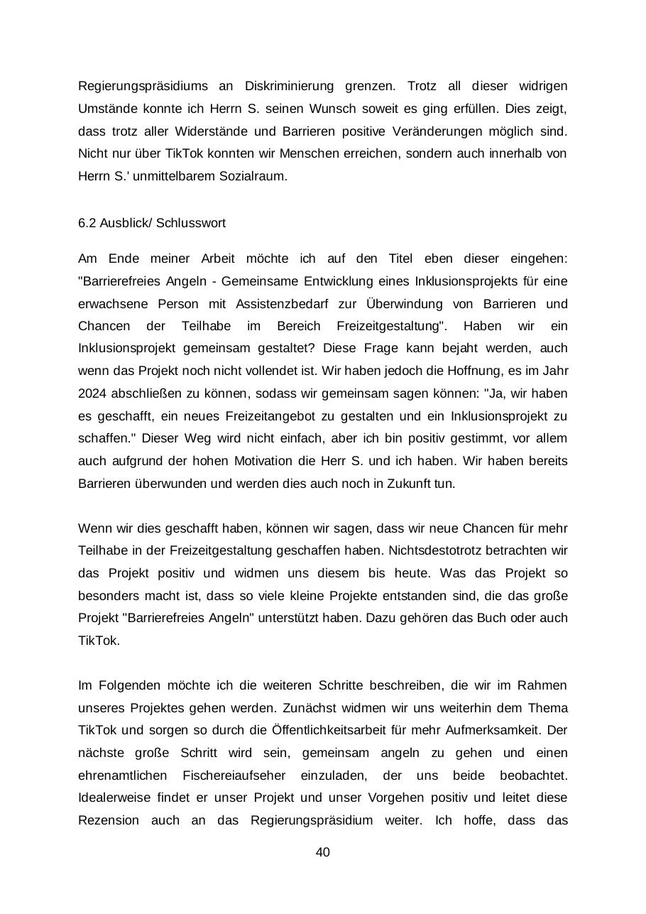 Facharbeit „Barrierefreies Angeln“, Seite 43 von 48