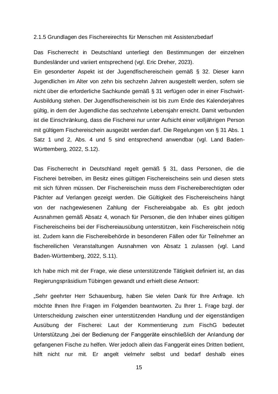 Facharbeit „Barrierefreies Angeln“, Seite 18 von 48