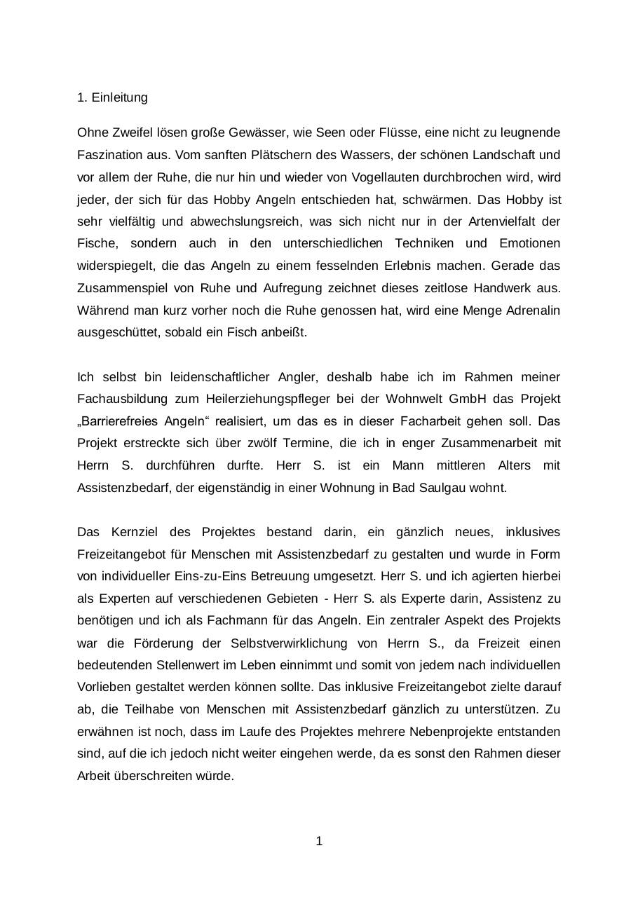 Facharbeit „Barrierefreies Angeln“, Seite 4 von 48